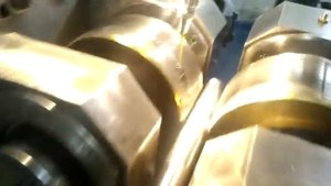 Двухроликовый резьбонакатной станок Z28-220 - Накатывание резьбы.