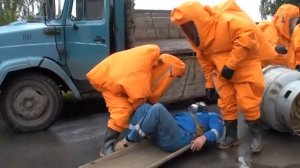 Учения по ликвидации химической ЧС: Разлитие Хлора