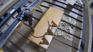 Нарезка лазером букв алфавита из пенопласта