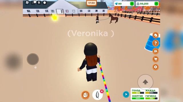 ВЫРАСТИЛА ЖЕРЕБЁНКА//  мини влог с тренировками//  ЗИМНЕЕ ОБНОВЛЕНИЕЕ// Roblox Horse Valley смотреть онлайн