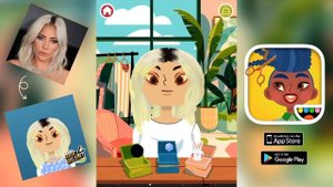 Making LADY GAGA on Toca Boca Hair Salon 4