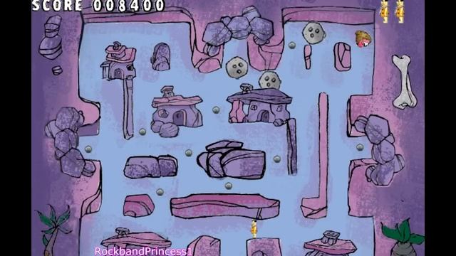 The Flintstones Online Games Bedrock Bowling Game смотреть онлайн