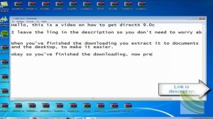 How to download directX 9.0c