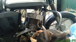 Мотоцикл ЯВА/JAWA 634 регулировка опережения зажигания cdi от китайского скутера!