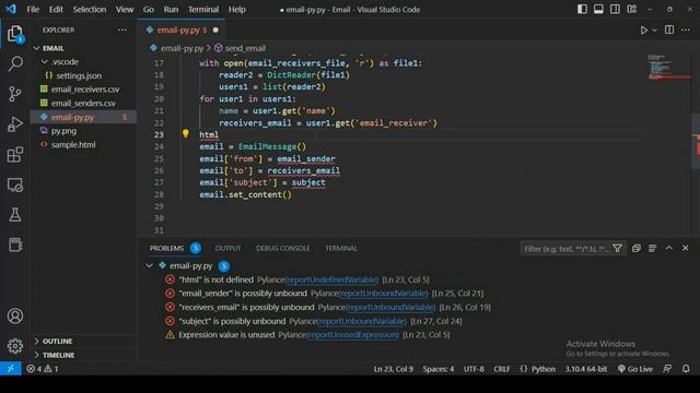 Sending Customizable Emails with Python | By Pranav Yewale | 2023
