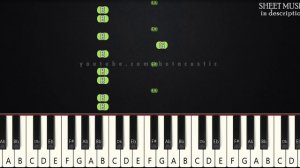 Halloween Theme - Michael Myers | BEGINNER PIANO TUTORIAL + SHEET MUSIC by Betacustic