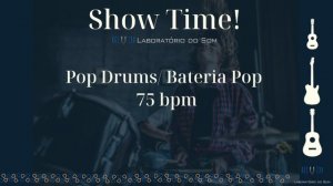 Pop Drums/ Bateria Pop 75 bpm