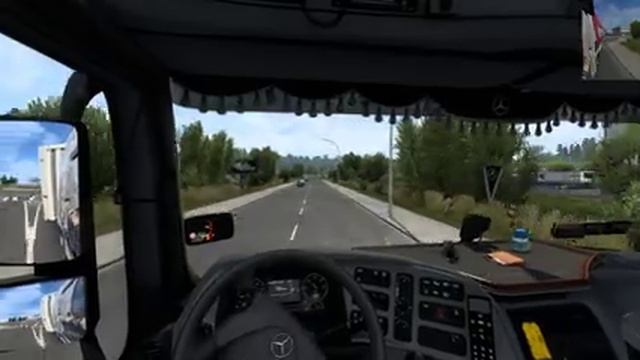 Euro Truck Simulator 2 1.44 - Mercedes Actros MP3 Reworked by Schumi with EVR sound смотреть онлайн