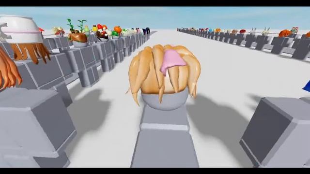 Roblox Short Light Orange Spikey Hair with Pig Ears and Nose смотреть онлайн