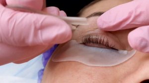 Ламинирование + botox ресниц.