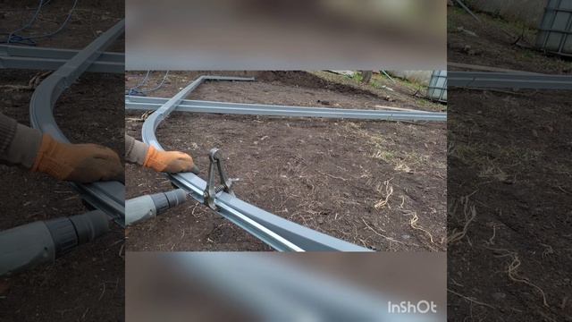 как закрепить профиль Зиг-заг на изгиб тепличной арки// крепление без посторонней помощи смотреть онлайн