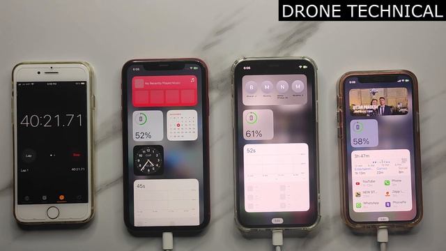 iPhone 11 vs 12 vs 12mini Battery Charging Test with 20Watt Fast Charger!!! смотреть онлайн