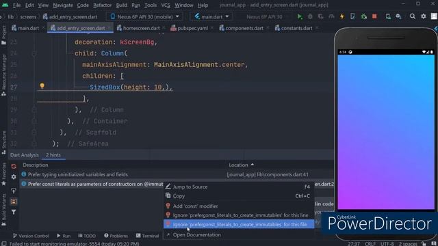 Journal App Firebase Project | Firebase Flutter Tutorial |  Firebase Malayalam Tutorial [Part 2]
