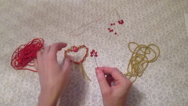 DIY / Сердце Подвеска своими руками Мастер класс / Что подарить на День влюбленных