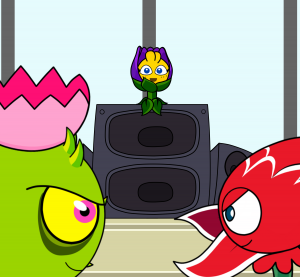 Plants vs Zombies Animation Friday Night Funkin' Week 1 but it's Homing Thistle vs. Red Stinger.mp4