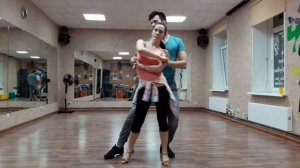 Бачата - средний уровень - связка 8