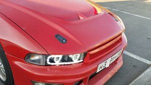 Mitsubishi Galant VIII фары тюнинг от works garage (обзор 2)