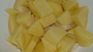 Уха с пшеном и картошкой