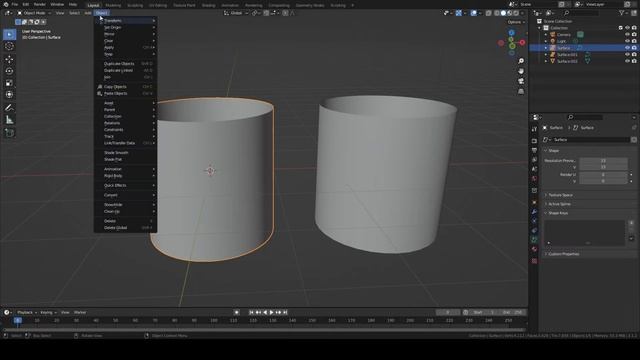 Конвертация в mesh, curve, grease pencil в blender. Исправление граней и лишних ребер.