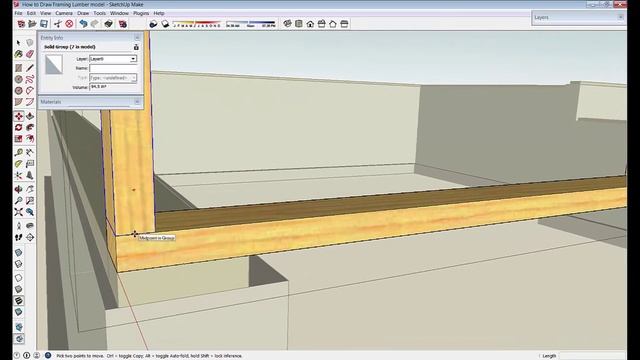 Part 7 How to Draw Floor Trusses and Foundations смотреть онлайн