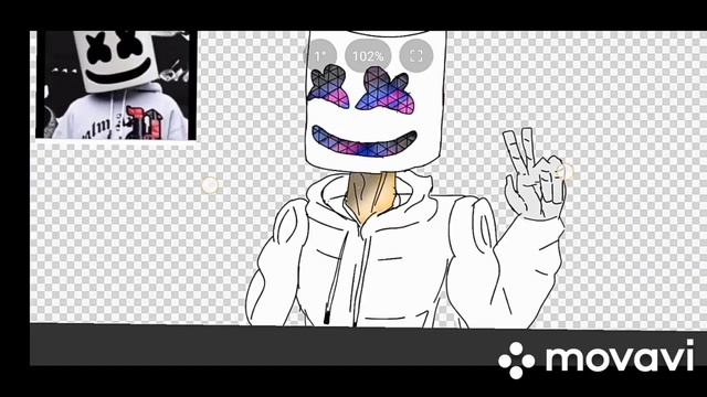 Drawing Marshmello[part 2 Coloring and Shading]Рисуем Зефирку [часть 2 Добавление цвета и теней] смотреть онлайн