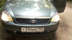 Омыватель фар на Приоре