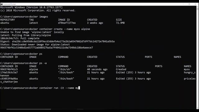 Docker Container Basics (Create , Start , Stop) | #5 Docker Tamil Tutorial for Beginners