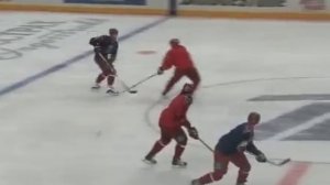 Тренировка сборной России по хоккею (декабрь 2010)