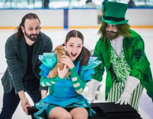 Евгения Медведева стала звездой ледового шоу Ильи Авербуха «Волшебник страны Оз».