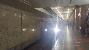 "Символ Сокольнической линии" Метросотав 81-714.5А/81-717.5А"Ретро Поезд Сокольники" поездом №6