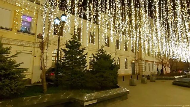 Вечерний Владивосток. Огни большого города. Прогулка по ночному городу. Ноябрь.