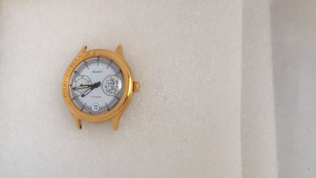 Мужские наручные часы Полет-Москва СССР позолоченные смотреть онлайн
