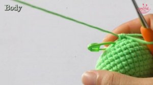 #018 | Wazowski Amigurumi (1/2) | Keychains | How To Crochet Characters Amigurumi | @1-minami