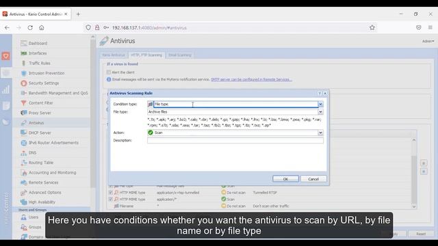 Kerio Control UTM Tutorial 13 - Antivirus смотреть онлайн