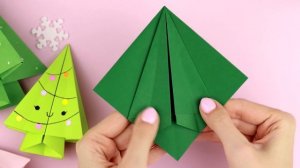 Оригами ЕЛКА из бумаги | DIY Новый год | Origami Paper Christmas tree