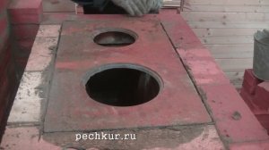 как установить плиту печи