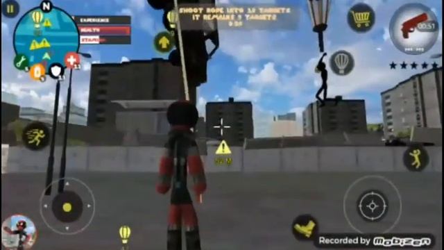 Stickman Rope Hero All Sam Missions Walkthrough смотреть онлайн