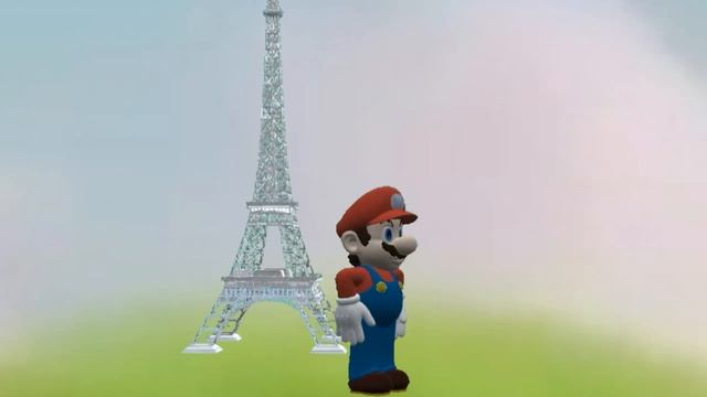 Я в париже! Версия с Марио. 3д анимация (+ AI Cover) смотреть онлайн