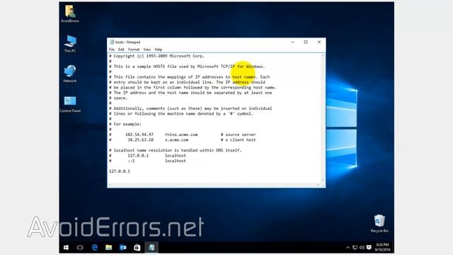Windows 10: Block ANY Website by Editing The Hosts File смотреть онлайн