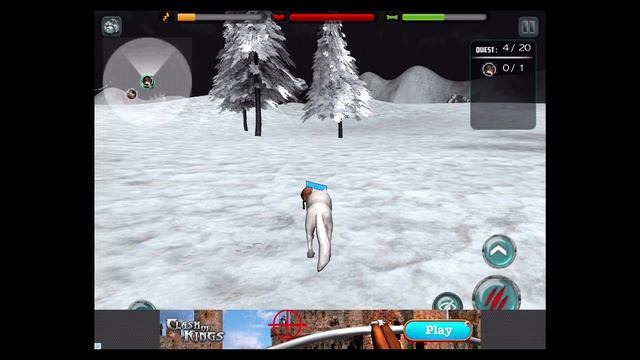 Wolf Quest Simulator game wild hunter IOS Gameplay смотреть онлайн