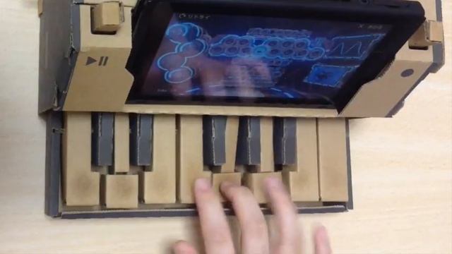 1 octave Piano ! Kirby "pop star" Game Music! Nintendo Labo Piano смотреть онлайн