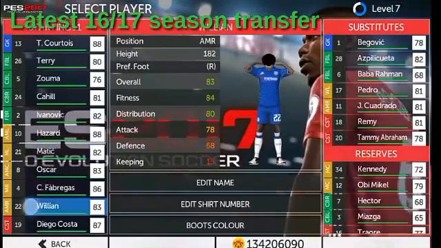 FTS 17 mod pes17 latest 16/17 patch Android gameplay