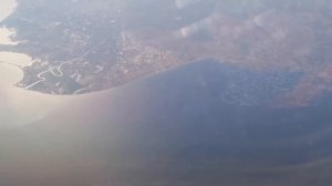 Египет 2021. Средиземное море. Вид с самолета. Канал Тутси.