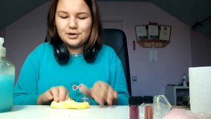 Как сделать слайм из воздушного пластелина? Легко!!😁😉