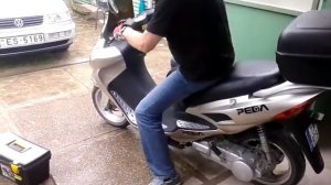 заводим китайский скутер