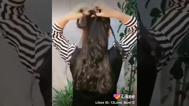 Красивая преческа.