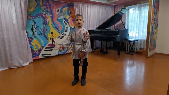 Борисов Миша. 2 класс. русская народная песня "Котенька-коток" смотреть онлайн