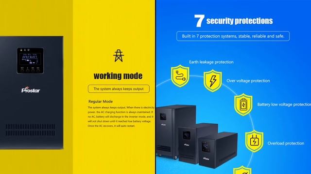 48V 6KW/6000W Low Frequency Power Inverter with Charger смотреть онлайн