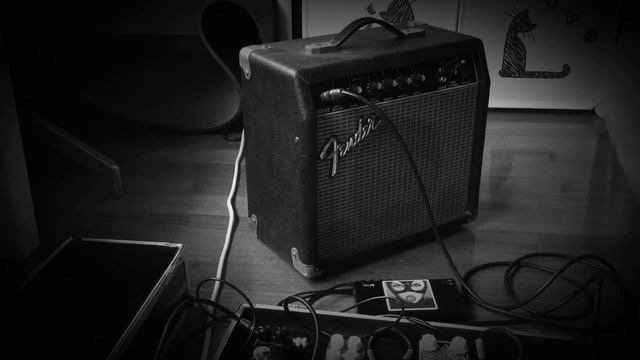 shoegaze with fender 15G small amp with pedals