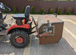 МТЗ 152.  Задний ковш самодельный.  2 вариант.